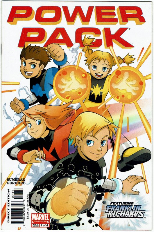 Power Pack #1 (2005) Mini-Series NM  Comic Books - Modern Age, Marvel, Power  Pack, Superhero / HipComic