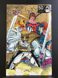 X-Force #1 (1991) Gold Group Shot Wraparound Reprint Variant Cover