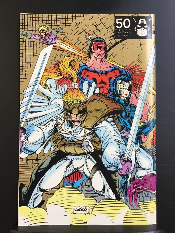 X-Force #1 (1991) Gold Group Shot Wraparound Reprint Variant Cover