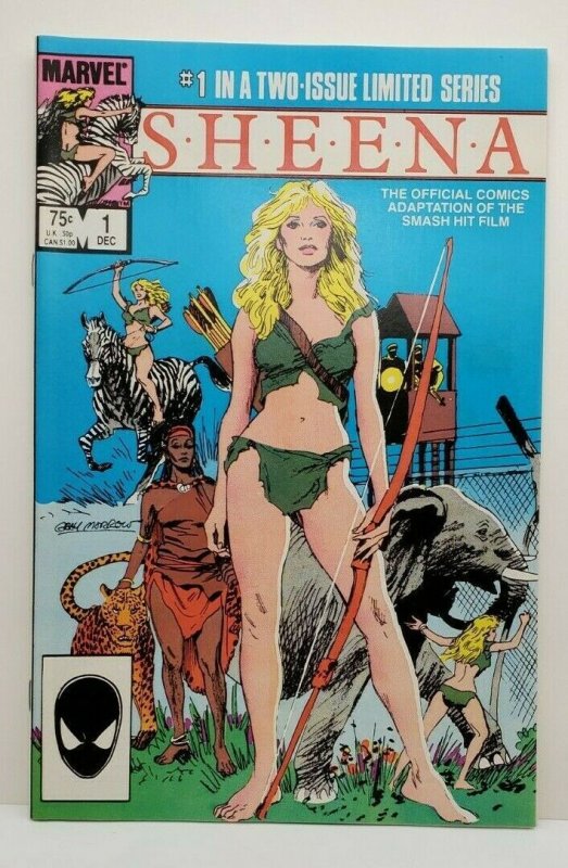 Sheena #1 ORIGINAL Vintage (1984) Marvel Comic Tanya Roberts