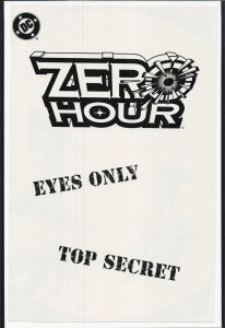 Zero Hour: Crisis in Time #0 Ashcan Cover (1994)