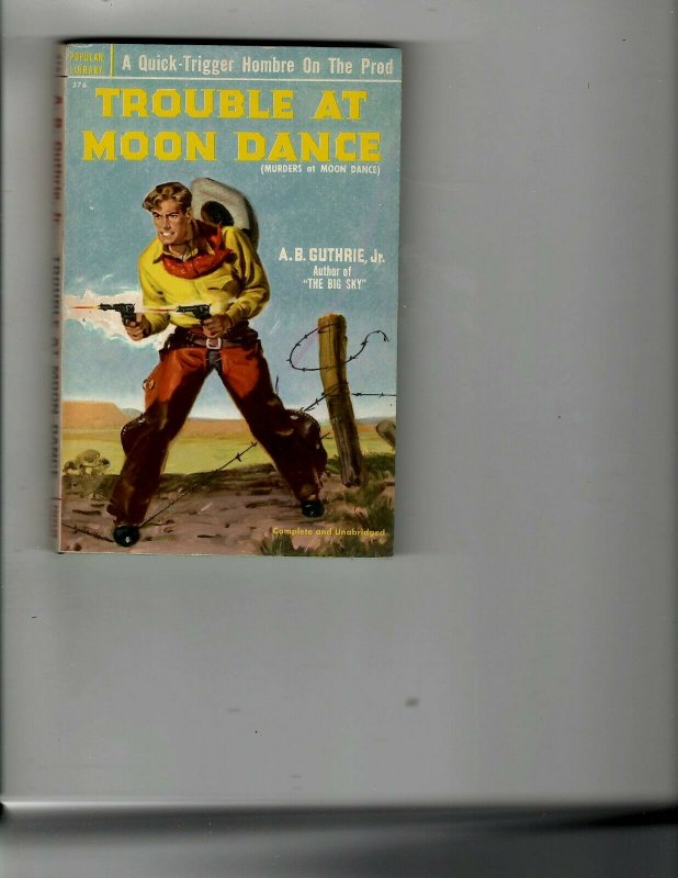 3 Books Bloody River Trouble at Moon Dance The Singing Scorpion Western JK32