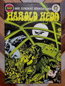 Harold Hedd #2 (1973) 1st Print Last Gasp Rand Holmes Story, Art Underground 5.0