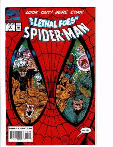 Lot of 5 The Lethal Foes of Spider-Man Marvel Comic Books #1 2 3 4(2) BH36