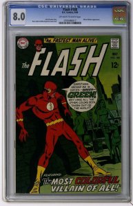 Flash #188 (1969) CGC 8.0 VF