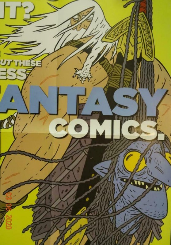 FANTASY COMICS Promo Poster, 18 x 24, 2018, IMAGE Unused more in our store 574