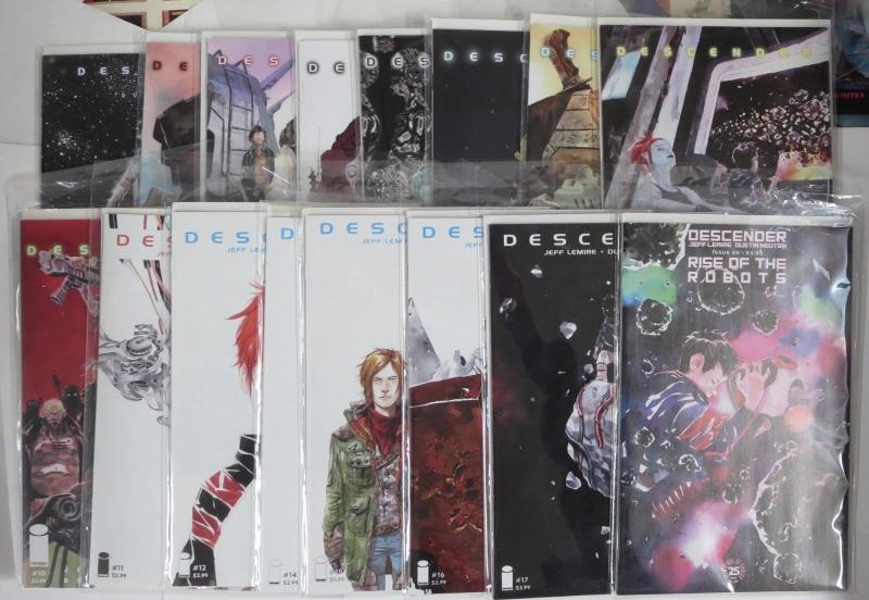 DESCENDER (Image 2015) #1,4-12,14-17,25 + Var. Covers! Lemire/Ngyuyen VF-NM B&B