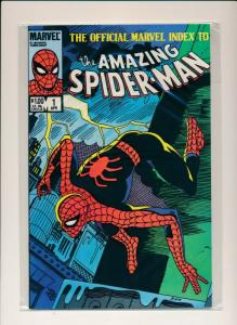 MARVEL set of 9- OFFICIAL INDEX TO THE AMAZING SPIDER-MEN #1-#9 1985 VF (PF742) 