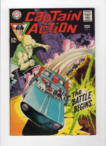 Captain Action #2 (Dec 1968-Jan 1969, DC) - Very Fine/Near Mint