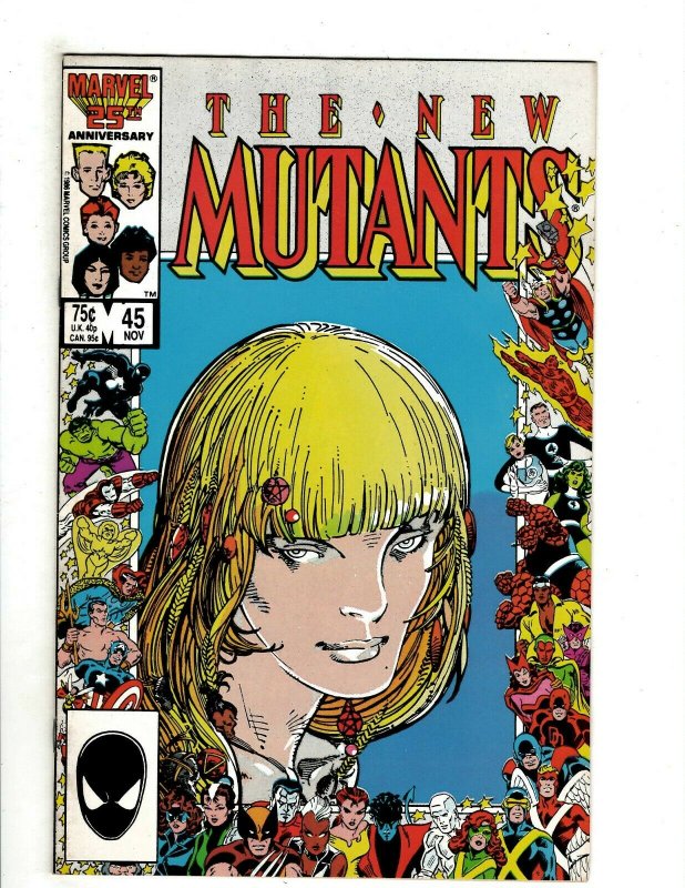 12 The New Mutants Marvel Comics # 38 39 40 41 42 43 44 45 46 47 48 49 Namor RB7