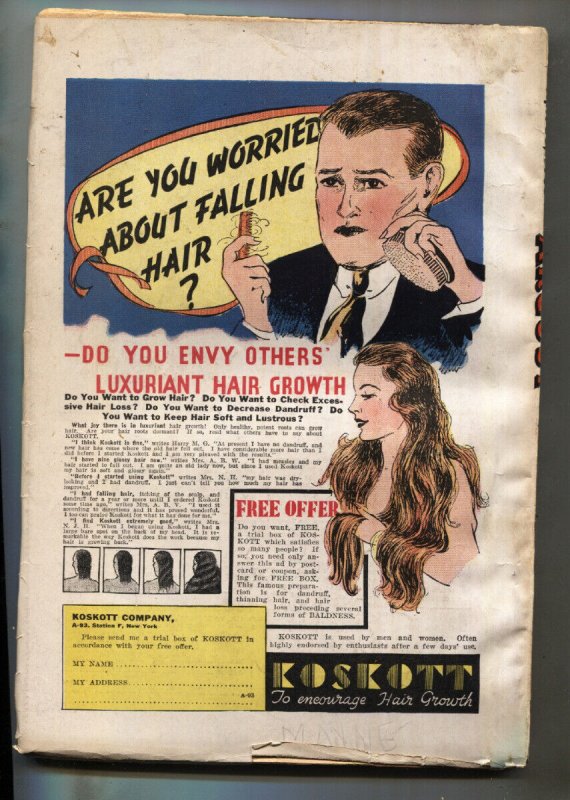 Argosy--April 16 1938--Red Star of Tarzan part 5-- Burroughs--Pulp Magazine