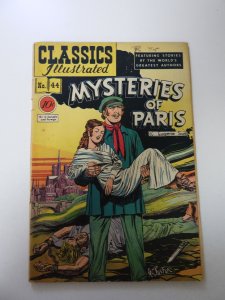 Classics Illustrated #44 (1947) 1st print GD/VG condition tape on back cover