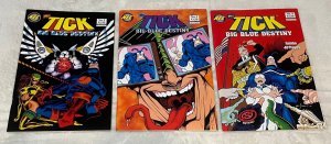 The Tick: Big Big Blue Destiny LOT #2-4 - S. Eli Stone Art. (9.0/9.2) 1997