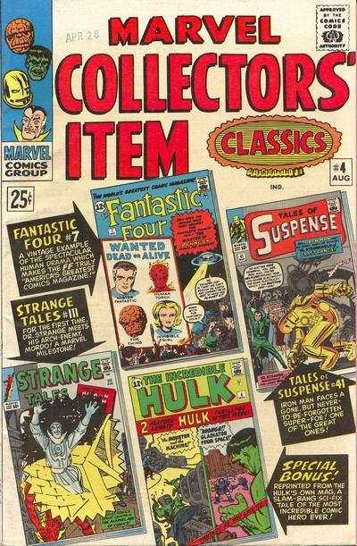 Marvel Collectors' Item Classics #4, VG (Stock photo)