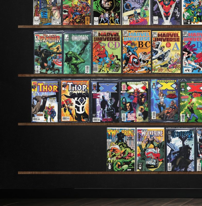 Huge Lot 140+ Comics with What If...?, Wolverine, Mutant X, Wild Thing & More!