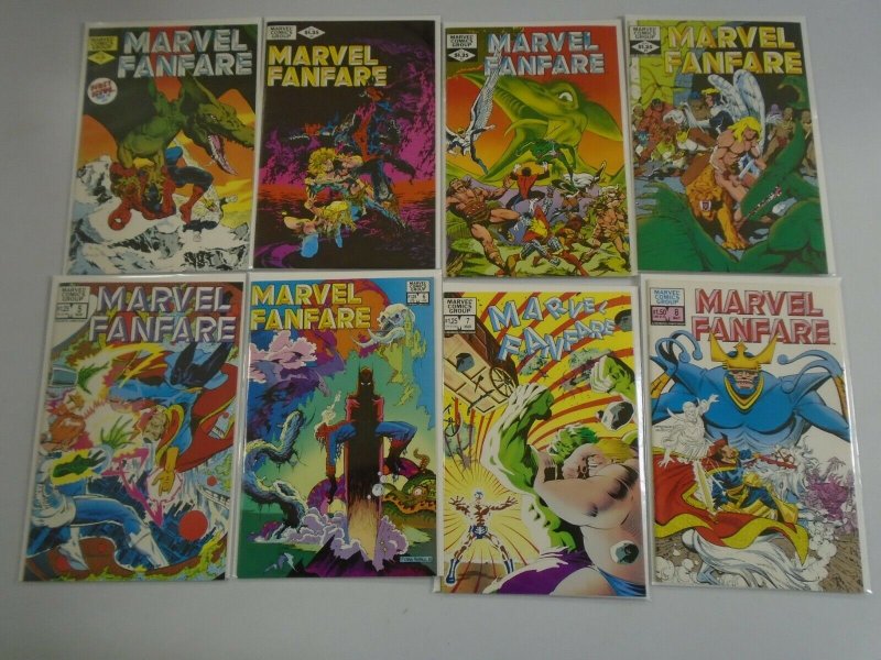 Marvel Fanfare lot 46 different from #1-59 8.0 VF (1982-91 1st Series)