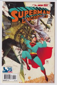 DC Comics! Superman Unchained! Issue #5! 75th Anniversary 1930s Age Cover! 
