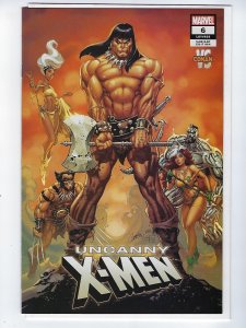 Uncanny X-Men #6 (2019) VS Conan Variant, Campbell Cover, NM 9.4, 1st Print