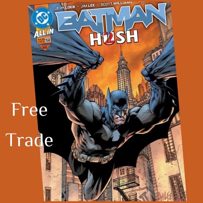 ?? [FREE TRADE] BATMAN #158 SCOTT WILLIAM HUSH VARIANT - LMT 800 ?