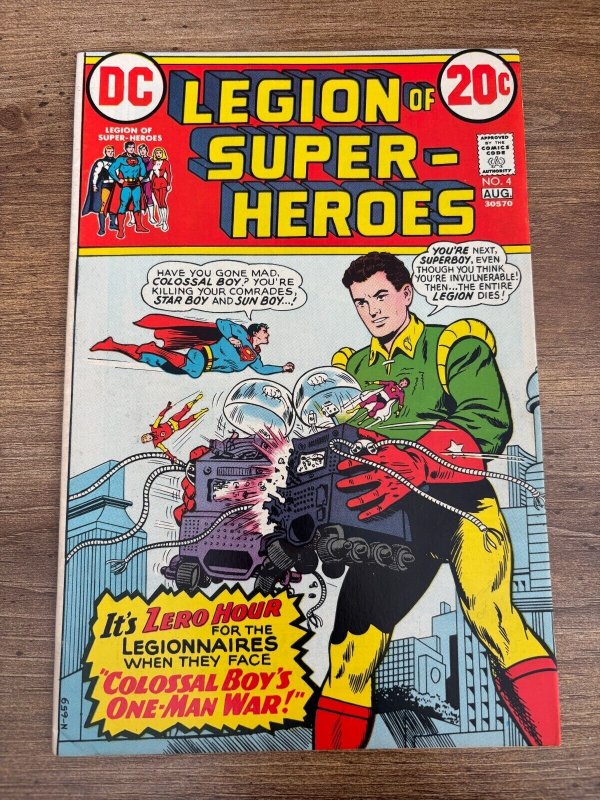 Legion Of Super-Heroes # 4 VF/NM DC Comic Book Superboy 15 J283