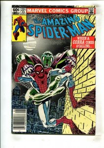 AMAZING SPIDER-MAN #231 (8.0) COBRA!! 1982