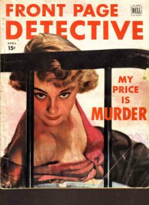 Front Page Detective Magazine April 1951- True Crime