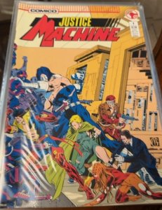 Justice Machine #1 Direct Edition (1987) Justice Machine 