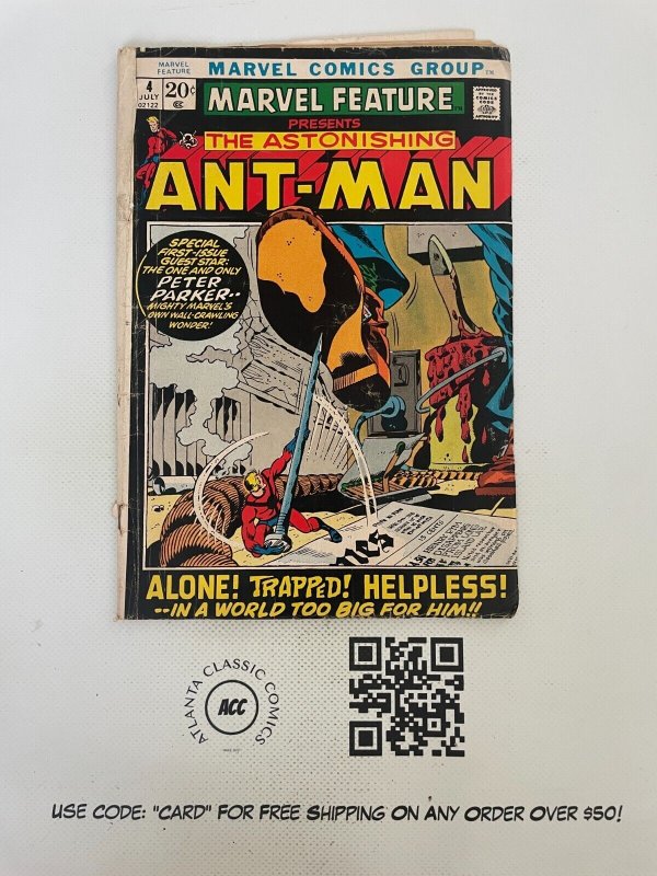 Marvel Feature # 4 VG- Comic Book Feat. Ant-Man Astonishing Avengers Hulk 4 J224