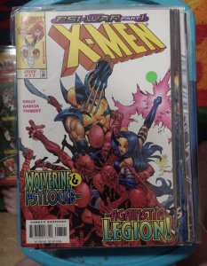 X MEN # 77 1998 MARVEL DISNEY wolverine psylocke against legion maggott