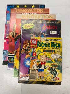 5 FIRST comic books American Flagg Hero Alliance Anarchy Richie Rich 41 KM38