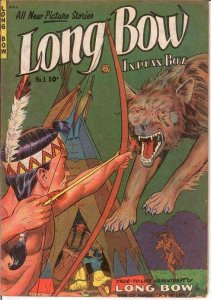 LONG BOW 1 G-VG   1951 COMICS BOOK