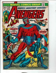 Avengers # 110 VG Marvel Comic Book Hulk Thor Iron Man Captain America J286