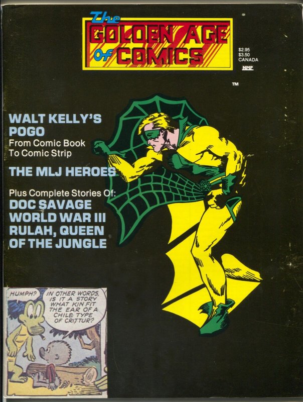 Golden Age Of Comics #8 1/1984- Web cover-Walt Kelly's Pogo-Doc Savage-VG/FN