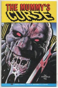 MUMMY'S CURSE #3, VF+, Monster Jim Somerville, Aircel, 1990 1991, horror