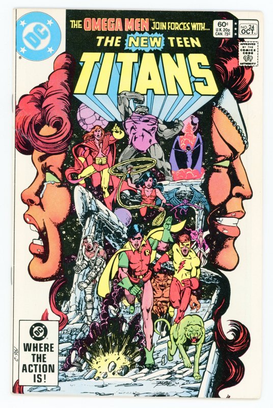 New Teen Titans #24 (1980 v1) Marv Wolfman George Pérez Omega Men NM-