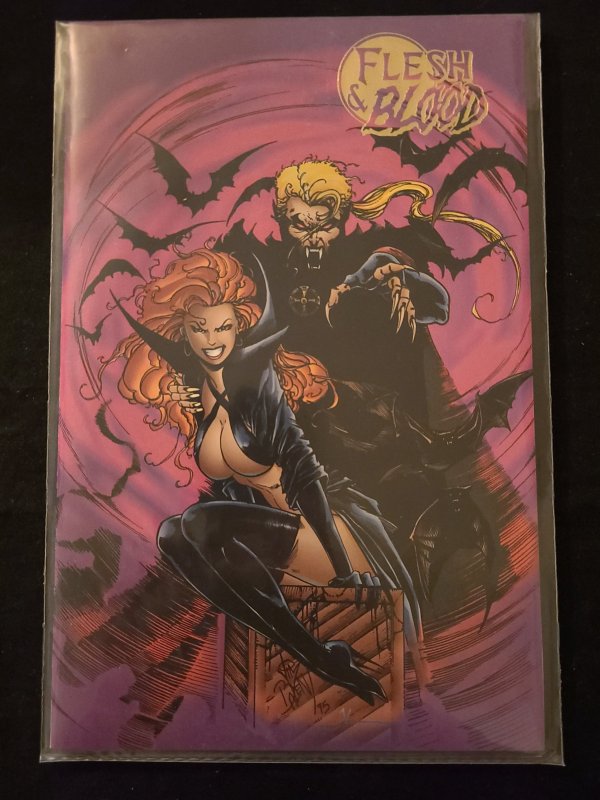 Flesh & Blood #1  Gold Foil Variant (1995)