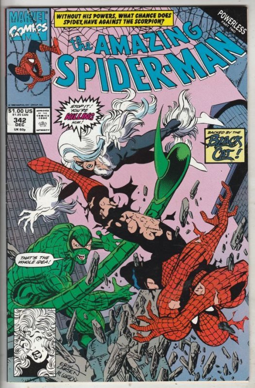 Amazing Spider-Man #342 (Jan-91) VF/NM High-Grade Spider-Man