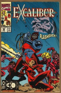 Excalibur #35 (1991) - Dave Ross Cover