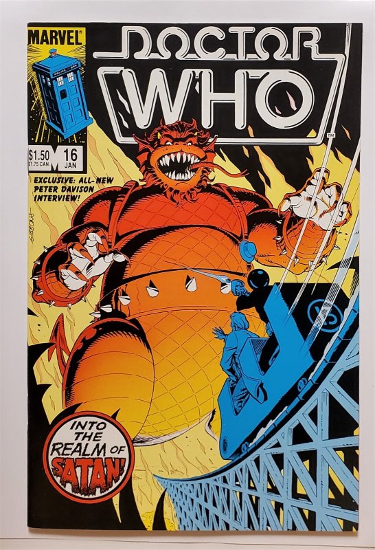 Doctor Who (1st Series) #16 (Jan 1986, Marvel) VF/NM