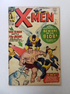 The X-Men #3 (1964) 1st appearance of The Blob VG- condition