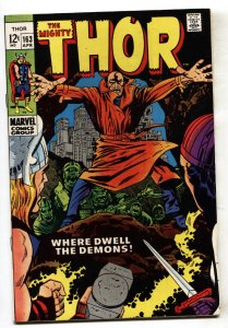 THOR #163--comic book--1969--MARVEL--VF-