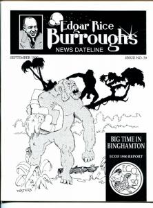 Edgar Rice Burroughs News Dateline #39 1990-Tarzan-new format issue-VF