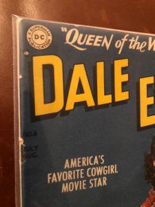 Queen Of The Westerns Dale Evans # 6 FN/VF DC Golden Age Comic Book Cowgirl JL17