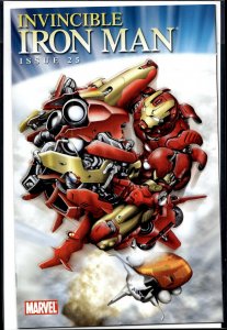 Invincible Iron Man #25 Iron Man Cover (2010) Iron Man