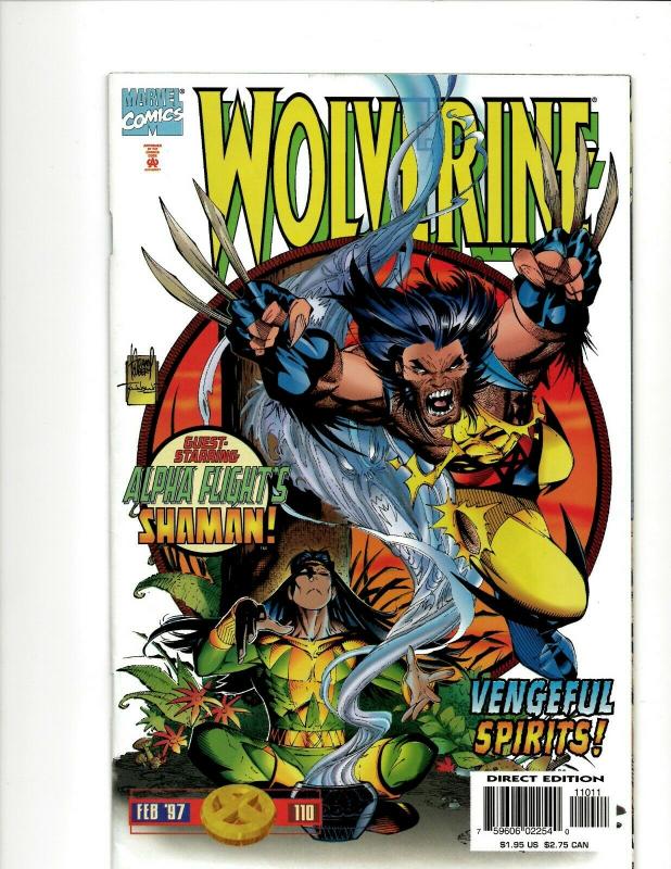 Lot Of 10 Marvel Comics Wolverine # 110 111 112 113 114 115 116 117 118 119 J324