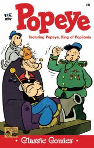 King Popeye of Popilania; Pappy's Spook; The Atomic Brain!