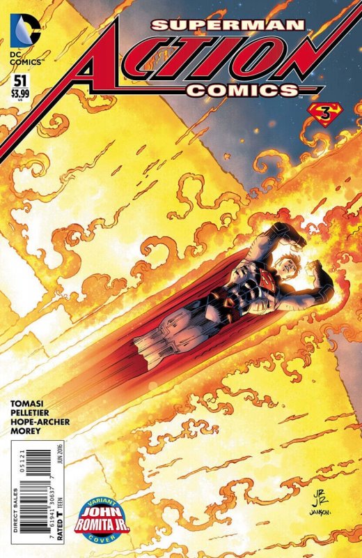 Action Comics (2011) #51 NM John Romita Jr Variant Cover