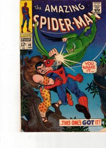 The Amazing Spider-Man #49 (1967) 1st New Vulture! Kraven FN+ Boca CERT Tons Now