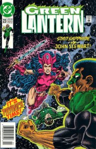 Green Lantern (3rd Series) #23 (Newsstand) VG ; DC | low grade comic Star Sapphi