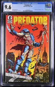 PREDATOR #1 CGC 9.6 1ST APPEARANCE IN COMICS WHITE PAGES